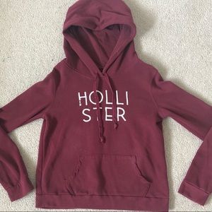 Maroon Hollister Hoodie